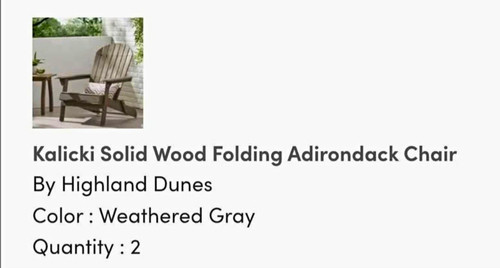 Sedie adirondack pieghevoli - sedie,